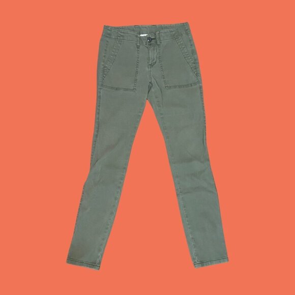 🌿 Cabi Olive Utility Slim Pants | Size 4 | Soft Stretch Fit - Picture 3 of 8
